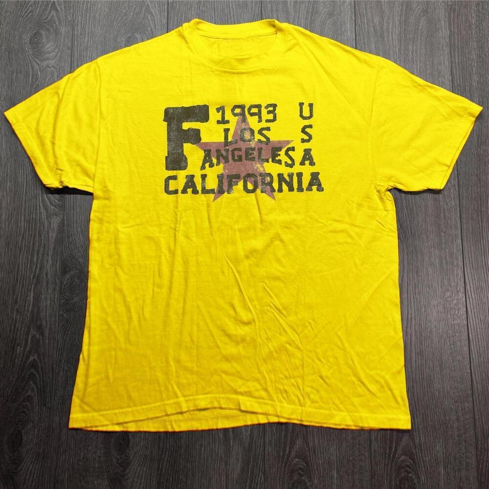 Yellow Fau Los Angeles California Graphic Tee